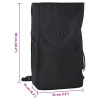 vidaXL Taška na bicykel pre nosič 25 L Čierna 33x16x48 cm - Čierna - 287312-304049
