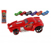 Teddies Auto závodné 6ks kov/plast 8cm na voľný chod v krabičke 10,5x27,5x4cm