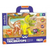 MierEdu magnetická tabulka Dinosauři Triceratops