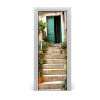 Fototapeta samolepiace na dvere staré schody 75x205 Fototapeta samolepiace na dvere staré schody 75x205