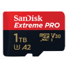 SanDisk MicroSDXC Extreme PRO 1TB (R200MB/s) + Adapter, 2 years RescuePRO Deluxe - 00214508