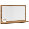 vidaXL Kúpeľňová skrinka dub artisan 60x11x37 cm kompozitné drevo - Hnedá - 235532-247995