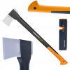 Sekera - Stolárska sekera FISKARS X7 malá kempingová sekera + brúska Xsharp (Fiskars Siekiera X7 Ciesielska Malý kemping + orezávač XSharp)