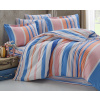 Brotex Predĺžené obliečky bavlna 140x220, 70x90cm Mart blue-pink