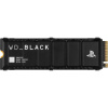 WD BLACK SSD NVMe 1TB PCIe SN850P pro PS5, Gen4, (R:7300, W:6300MB/s), Chladič WDBBYV0010BNC-WRSN