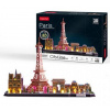 CubicFun 3D puzzle CityLine panorama svítící Paříž 115 ks