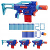 NERF ELITE 2.0 RIFLE GUN STORMCHARGE WILD EDITION SET + ARROTS + Gun Waffle šípky pre Nerf pre Nerf N-strike Elite šípky pre Nerf 10 (Automatická pištoľ NERF ELITE 2.0 STORMCHARGE 4V1 20 ARTS + 10 WAF