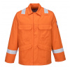 PORTWEST BIZLAME PLUS FR25 / Nehorľavá reflexná blúza, antistatická - oranžová 4XL