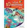 3D omaľovánky Pavúk, Netopier a mačička