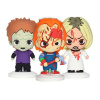 SD Toys Chucky Pokis Gumový Minifigures 3-Pack 7 cm