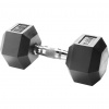 TRINFIT Jednoruční činka pogumovaná HEXA 12,5 kg
