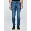 BIG STAR Modré panské džínsy skinny fit JEFFRAY 366