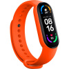 TopQ Remienok pre Xiaomi Mi Band 5-6-7 oranžový