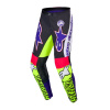 ALPINESTARS nohavice SUPERTECH limitovaná edícia DIRT STUDIOS, ALPINESTARS (bílá/fialová/růžová/žlutá fluo) 2025