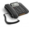 SIEMENS GIGASET DL380 - standardní telefon s displejem, seznam na 99 čísel, handsfree, CLIP, barva černá S30350-S217-R601
