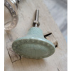Chic Antique Biela antik porcelánová úchytka s popraskaním Craez - 4*3 cm - Chic Antique