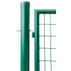 Brána Strend Pro METALTEC DUO, 3580/1750/100x50 mm, zelená, dvojkrídlová, záhradná, ZN+PVC, RAL6005
