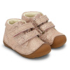 Detské celoročné topánočky BUNDGAARD ​​Petit Strap BG101068-788 Rose Gold Stream Veľkosť: 25, Farba: Ružová