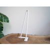 Treesome Industrial Hairpin Podnož Noha 2 ramenná Bílá 1ks - 2. jakost Rozměr: 20 cm