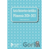 Acta historico-iuridica Pilsnensia 2020-2021 - Vilém Knoll