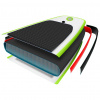 vidaXL Nafukovací Stand up paddleboard s plachtou, zeleno biely - Zelená - 2212-144050