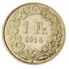 Stříbrná mince 1 Franc B 1914