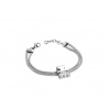 CITY STORM Dámsky náramok z chirurgickej ocele s macíkom s očkami + darčeková krabička zadarmo