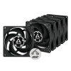 ARCTIC P8 PWM PST Case Fan - 80mm case fan with PWM control and PST cable - Pack of 5pcs ACFAN00154A