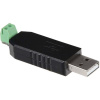 Joy-it Prevodník (USB / RS485) Raspberry Pi®, Arduino [1x USB 2.0 zástrčka A - 1x 2-vodičové vedenie] čierna; SBC-ttl-rs485