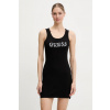 Šaty Guess SUNFLOWER čierna farba, mini, priliehavé, V5GK06 K8RT2 V5GK06.K8RT2 M