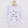 Body s potlačou New Baby Apa menni fog!
