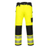 PORTWEST HI-VIS PW303 / Ľahké reflexné nohavice - HV žltá/čierna UK 32/EU 48