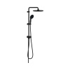 Sprchový systém bez batérie Grohe Quickfix Vitalio Start System 250 Flex čierna matný 266802431