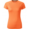 Malfini Destiny Dámske funkčné tričko 176 neon mandarine S