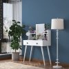Casarredo LONATO kozmetický stolík so zrkadlom, biela