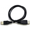 C-TECH CB-USB2AA-18-B USB A-A, 1,8m, černý (CB-USB2AA-18-B)