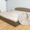 SLEEPWELL Prestieradlo SLEEP WELL - mandlová svetlobéžová Mikroplyš 180x200 cm - možnosť úpravy rozmeru