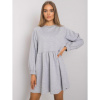 Dámske šaty s dlhým rukávom BELLEVUE sivé