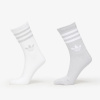 adidas 3-Stripes Glitter Crew Socks 2-Pack Silver Met. M M