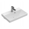 Villeroy & Boch Avento Umývadlo Compact, 55x37 cm, s prepadom, 1 otvor na batériu, alpská biela 4A005501