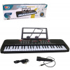 _Ostatní 1_ Piáno elektronický klavír 49 kláves dětský keyboard s mikrofonem na baterie Zvuk
