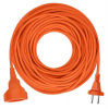 Solight 1z pohyblivý přívod - spojka, 15m, 2 x 1,5mm2, oranžová (PS21)