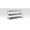 Hi-Fi stolek / Norstone:Esse AV / White / Frosted