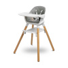 CARETERO Jedálenská stolička Bravo grey 58x63x90 sivá