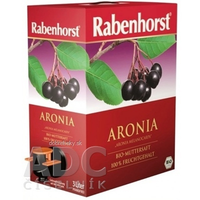 Rabenhorst Arónia 100% šťava Bio 1x3 l