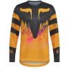 Pánsky dres na bicykel Fox, RANGER LS JERSEY KAIROS oranžová,čierna,mix M