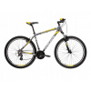 MTB Bike Kross Hexagon 2.0 2021 Šedý rámec 17 palcov (Bezpečnostný bicykel U-Lock Gerda Ultra 320/165)
