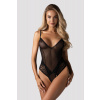 Čierne crotchless body Blomentis