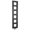 Sapho BLOCK vykurovacie teleso 280x1330 mm, čierna matná IR181
