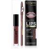 Oh! My Lips - Matný tekutý rúž + kontúrovacia ceruza na pery so strúhadlom 16 (16 Extraordinary red)